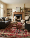 Neptune Elegance Collection Area Rug -  Galatea (Burgundy) Rectangle Burgundy  lifestyle 7