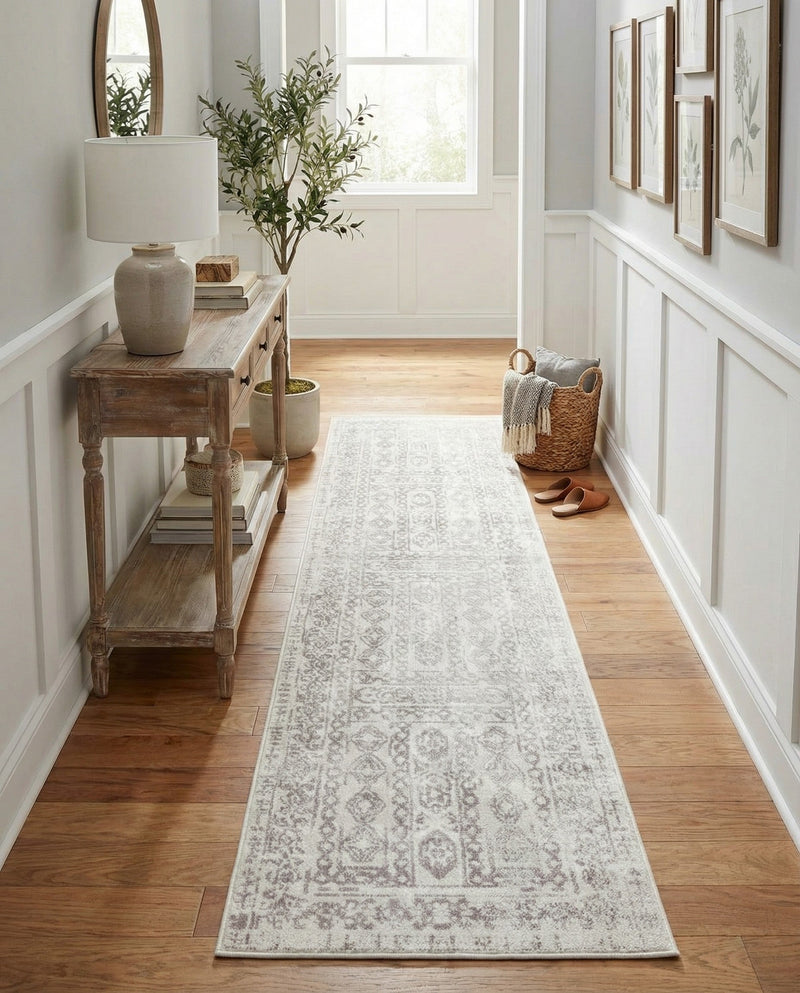 Cambridge Classics Collection Area Rug - Trinity (Cream) Runner Cream  lifestyle 67