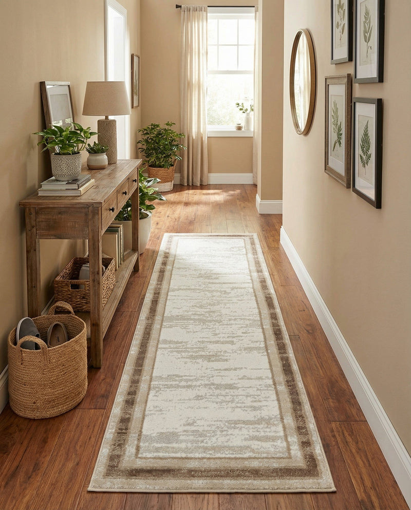 Coastal Haven Collection Area Rug -  Mariner Runner Ivory  lifestyle 39