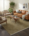 Aravalli Collection Area Rug - Udaipur Rectangle Olive Green  lifestyle 27