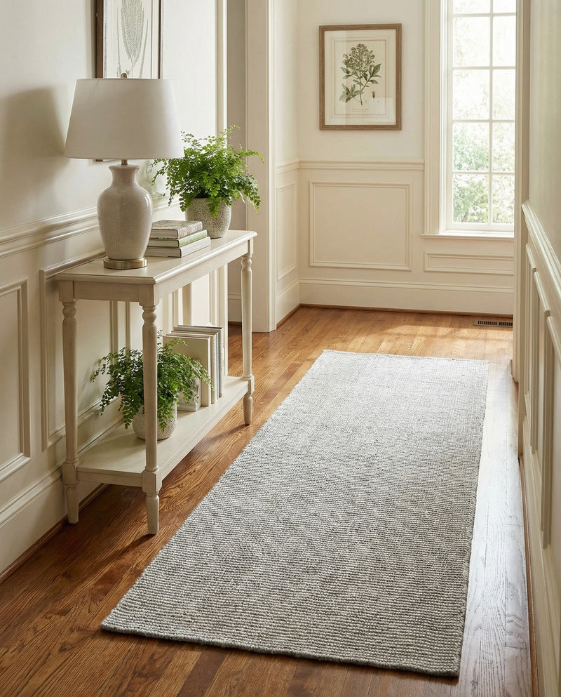 Berkshire Estate Collection Area Rug - Windsor (Grey Manor) Runner Grey Manor  lifestyle 73