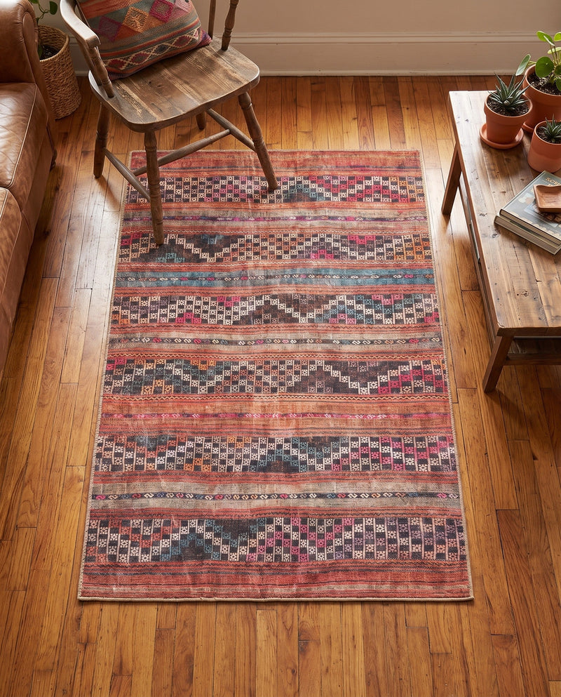 Heritage Elegance Collection Area Rug -  Monticello Rectangle Multi  lifestyle 15
