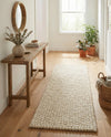 Woolen Sphere Collection Area Rug - Orbsburg (Ivory) Runner Ivory  lifestyle 70