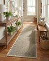 Terrace Fringe Collection Area Rug - Patio Runner Brown  lifestyle 74