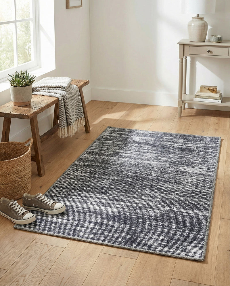 Sahara Essence Collection Area Rug - Oasis (Gray) Rectangle Gray  lifestyle 12