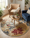 Urban Terrace Collection Area Rug -  Alcove Round Multi  lifestyle 67