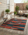 Urban Terrace Collection Area Rug -  Courtyard Rectangle Multi  lifestyle 3