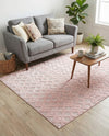 Garden Lattice Charm Collection Area Rug -  Pergola (Pink) Rectangle Pink  lifestyle 12