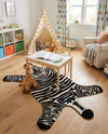 Whimsy Wonders Wool Collection Area Rug -  Galaxy Rectangle Black and White  lifestyle 5