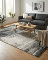 Copenhagen Edge Collection Area Rug - Nyhavn Rectangle Black  lifestyle 23