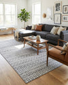 Marrakech Lattice Collection Area Rug - Medina (Gray) Rectangle Gray  lifestyle 11