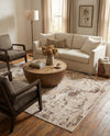 Bloomsbury Elegance Collection Area Rug - Mayfair Rectangle Beige  lifestyle 28