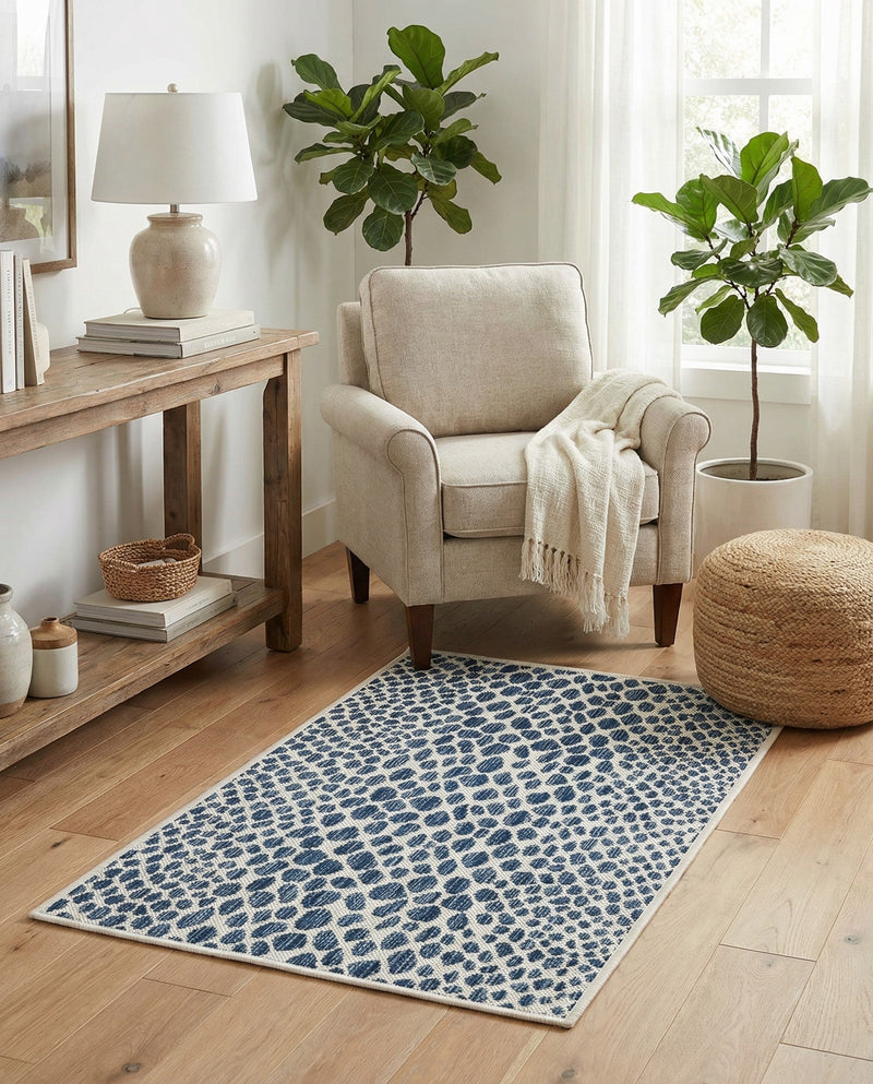 Urban Oasis Rugs Collection Area Rug -  Terrace (Blue) Rectangle Blue  lifestyle 24