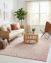 Aegean Elegance Washables Collection Area Rug -  Mykonos Rectangle Rose Pink  lifestyle 10