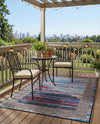 Urban Terrace Collection Area Rug -  Oasis Rectangle Multi  lifestyle 15