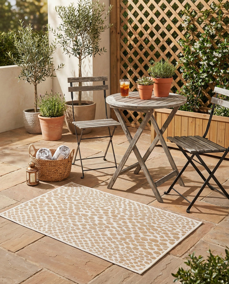 Urban Oasis Rugs Collection Area Rug -  Terrace (Dark Beige) Rectangle Dark Beige  lifestyle 20