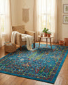 Caribbean Cove Collection Area Rug -  Tobago Rectangle Navy Blue  lifestyle 35