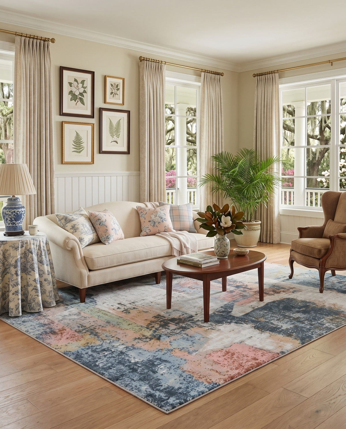 Aegean Elegance Washables Collection Area Rug -  Hydra Rectangle Multi  lifestyle 33