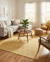 Urban Oasis Rugs Collection Area Rug -  Boulevard (Yellow Ivory) Rectangle Yellow Ivory  lifestyle 3