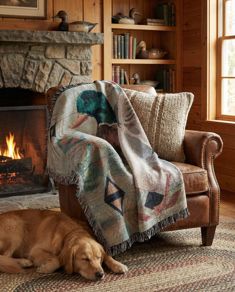 Fleece Haven Collection Area Rug -  Urbana Rectangle Multi  lifestyle 3