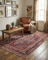Heritage Elegance Collection Area Rug -  Schonbrunn Rectangle Burgundy  lifestyle 22