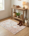 Parisian Elegance Collection Area Rug - Versailles (Rose Pink) Rectangle Rose Pink  lifestyle 4