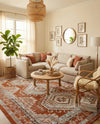 Savannah Elegance Collection Area Rug -  Tybee (Terracotta) Rectangle Terracotta  lifestyle 18