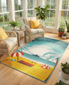 Seaside Haven Rugs Collection Area Rug -  Dockside Rectangle Multi  lifestyle 8