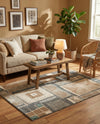 Savannah Sojourn Collection Area Rug -  Tsavo Rectangle Multi  lifestyle 7