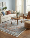 Mykonos Manor Collection Area Rug - Delos Rectangle Ivory  lifestyle 33