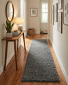 Cozy Comfort Shag Collection Area Rug - Haven (Pebble Gray) Runner Pebble Gray  lifestyle 27
