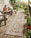 Patio Heritage Collection Area Rug -  Augusta (Natural) Runner Natural  lifestyle 16