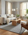 Lana Tasmanian Wool Collection Area Rug - Waitomo Rectangle Space Gray  lifestyle 30