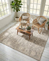 Seville Stripes Collection Area Rug -  Cordoba (Gray) Rectangle Gray  lifestyle 15