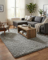 Eternal Plush Oasis Collection Area Rug -  Tranquility (Ash) Rectangle Ash  lifestyle 8