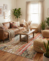 Outdoor Marrakesh Collection Area Rug -  Agadir Rectangle Multi Beige  lifestyle 19