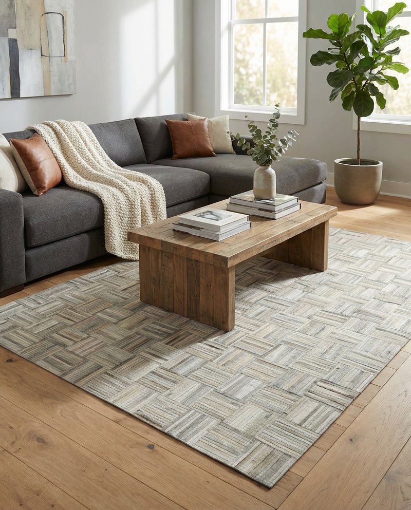Savannah Hideaway Collection Area Rug - Savannah Rectangle Light Brown Ivory  lifestyle 13