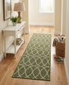 Savannah Pergola Collection Area Rug -  Pavilion (Green) Runner Green  lifestyle 35