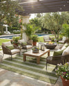 Urban Oasis Rugs Collection Area Rug -  District (Green) Square Green  lifestyle 64