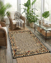 Savannah Sojourn Collection Area Rug -  Moremi Rectangle Cream  lifestyle 3