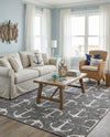 Seaside Haven Rugs Collection Area Rug - Sapphire (Charcoal) Rectangle Charcoal  lifestyle 14