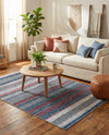 Laguna Sands Collection Area Rug -  Malibu Rectangle Navy Blue  lifestyle 30