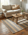 Woven Seaside Jute Collection Area Rug - Nantucket Rectangle Gray Ivory  lifestyle 43