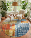 Urban Terrace Collection Area Rug -  Arbour Round Multi  lifestyle 32