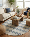 Urban Oasis Rugs Collection Area Rug -  District (Ivory) Oval Ivory  lifestyle 46