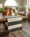 Tassel Trail Collection Area Rug - Pathway (Navy Blue) Table Runner Navy Blue  lifestyle 41