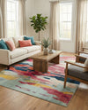 Marrakesh Elegance Collection Area Rug -  Skhirat Rectangle Pink  lifestyle 10
