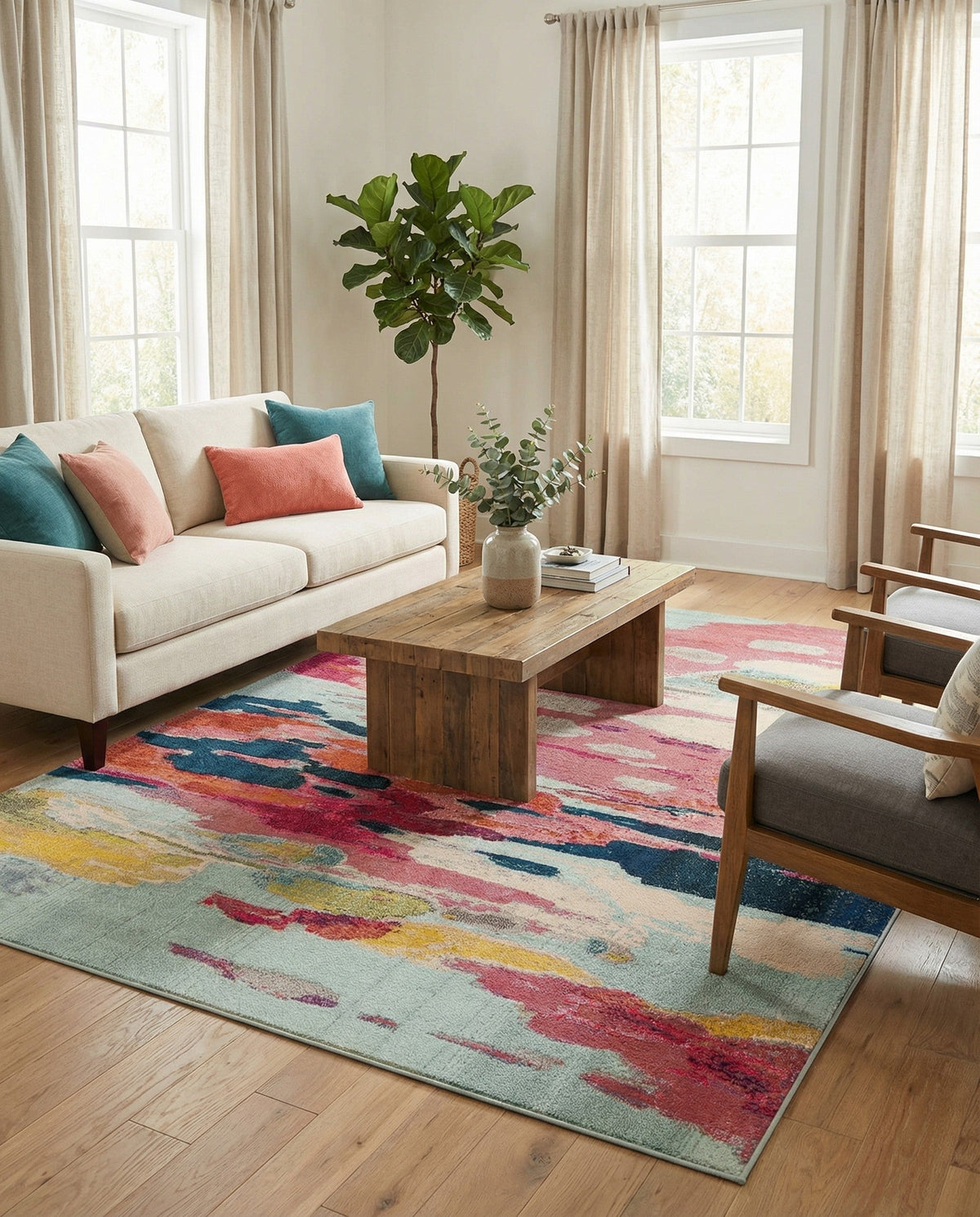 Marrakesh Elegance Collection Area Rug -  Skhirat Rectangle Pink  lifestyle 10