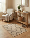 Sahara Sands Collection Area Rug -  Dahshur Rectangle Natural  lifestyle 33