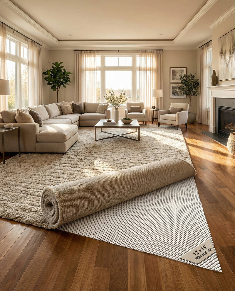 GripGuard Collection Rug Pad - Steadfast Rectangle   lifestyle 7